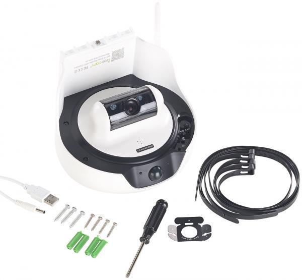 Actual product image VisorTech HD IP Camera incl. Battery & Solar Panel