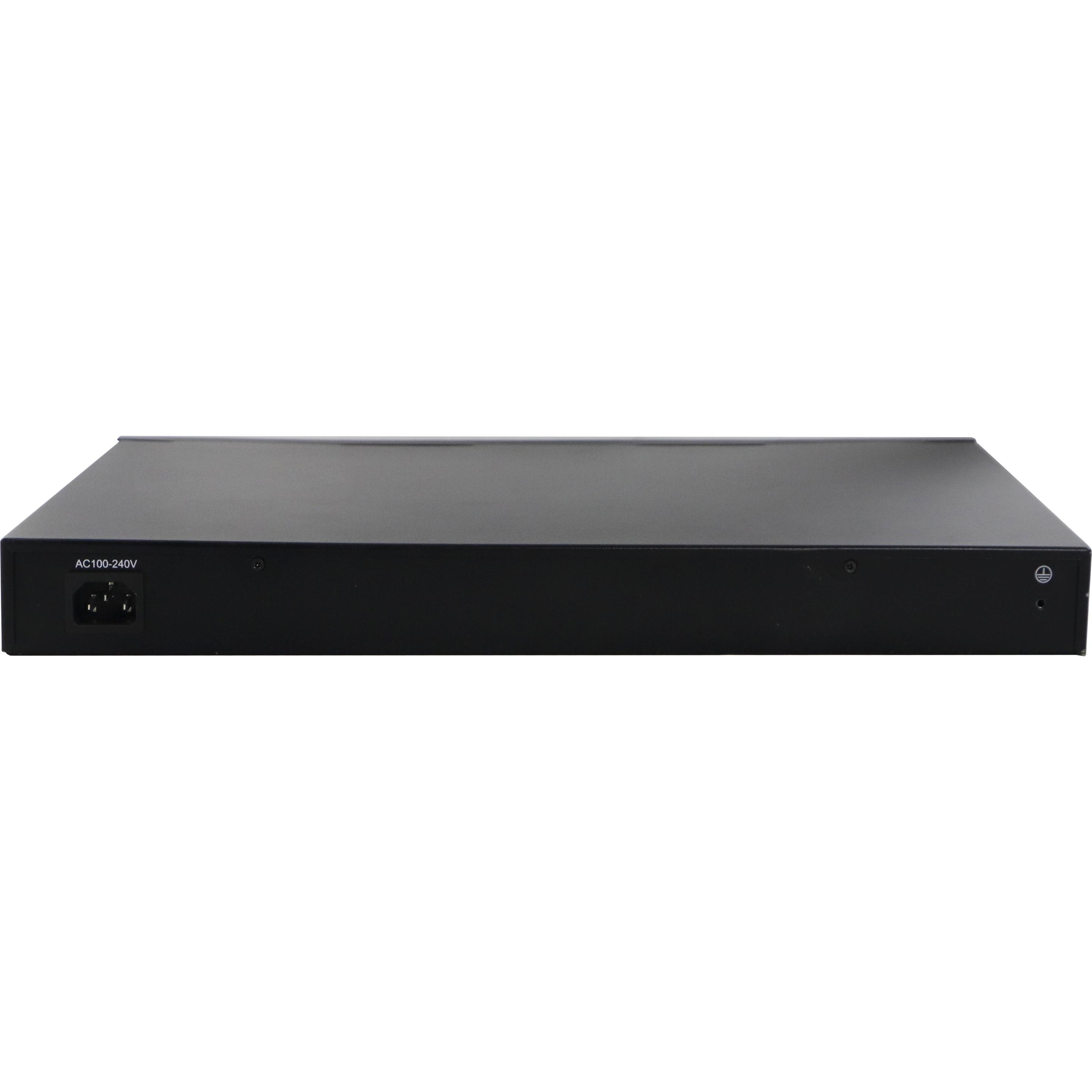 Thumbnail - LevelOne Switch 48x GE GTL-5291 4xGSFP (48 Ports), Netzwerk Switch, Schwarz