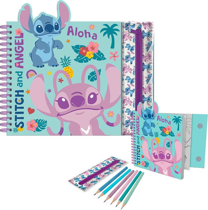 Immagine prodotto Kids Licensing Stitch Notizbuch mit Stiften (Nessuna)