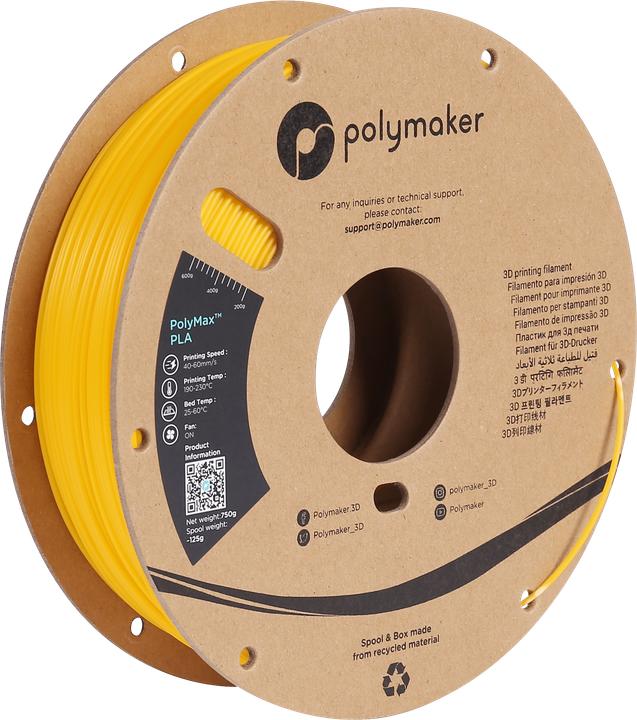 Produktbild Polymaker PA06007 PolyMAX Tough Filament hohe Steifigkeit, hohe Zugfestigkeit (PLA, 1.75 mm, 750 g)