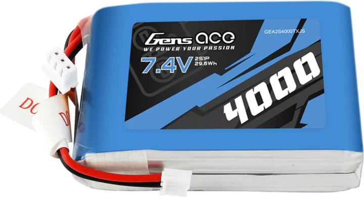Gens Ace RC-Akku LiPo 4000 mAh 7.4 V RX/TX (7.40 V, 4000 mAh)