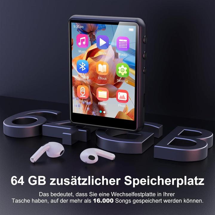 Actual product image Swofy MP3 Player (64 GB)