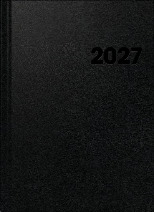 Produktbild BRUNNEN 1078160907 Buchkalender Premium Mod. 781 2027 A4, Kunststoff, schwarz (A4)