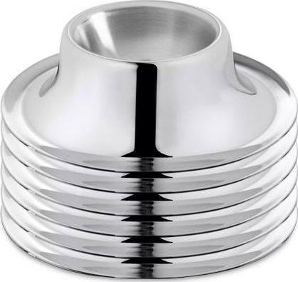 Produktbild WMF Eierbecher mit Ablage Eierhalter 6 Stück stapelbar Edelstahl poliert (6 x)