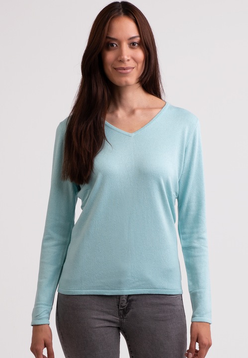 Image du produit Cash-Mere Seide Kaschmir V-Ausschnitt Pullover (XS)