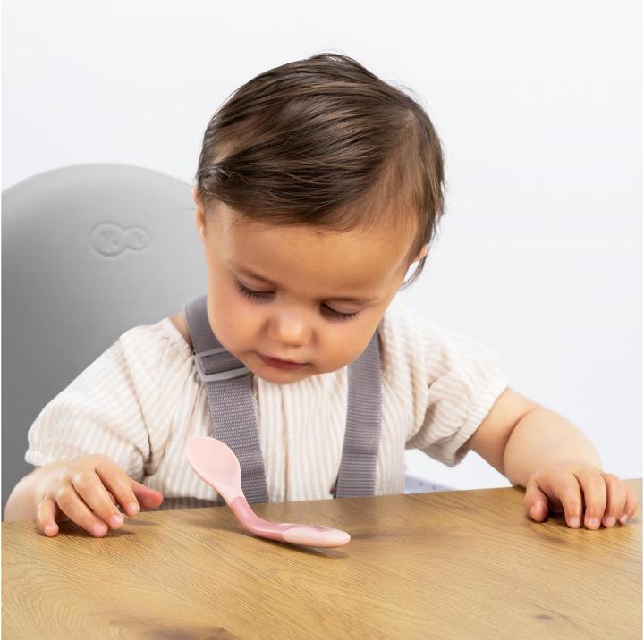 Actual product image Reer Flexible cutlery,pink