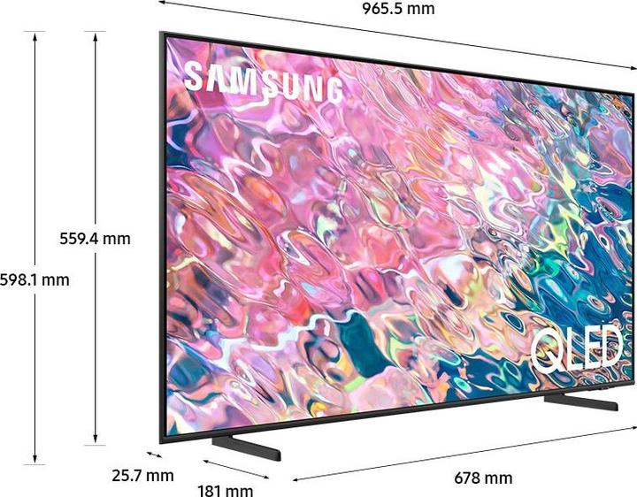 Produktbild Samsung QE43Q60BAU (43", Q60B, QLED, 4K, 2022)