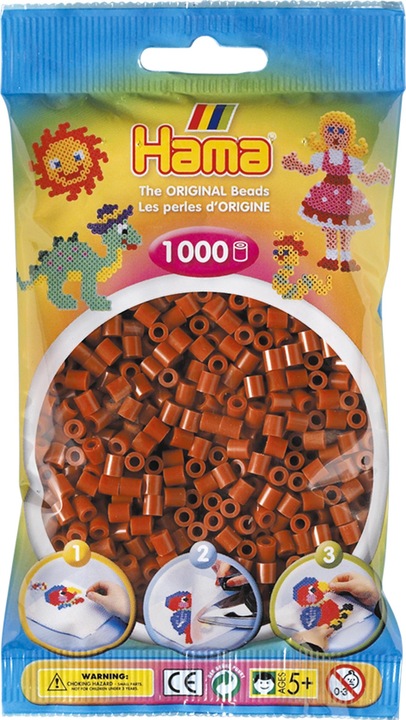 Actual product image Hama Perlen Ironing service Hama Pearl Brown (020)