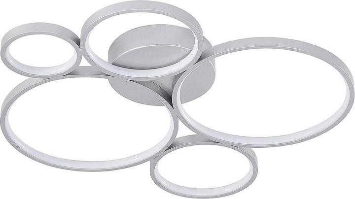 Produktbild Lindby Jorven LED-Deckenlampe, 5 Kreise, dimmbar (5800 lm)