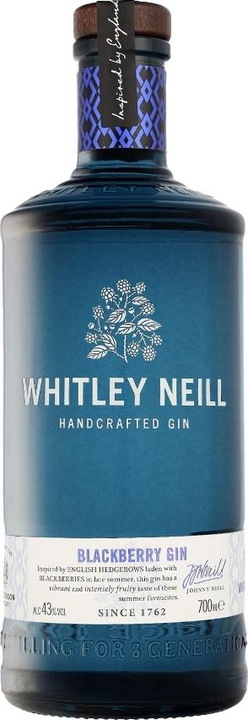 Image du produit Whitley Neill Blackberry (mûre) Dry Gin (1 x 70 cl)