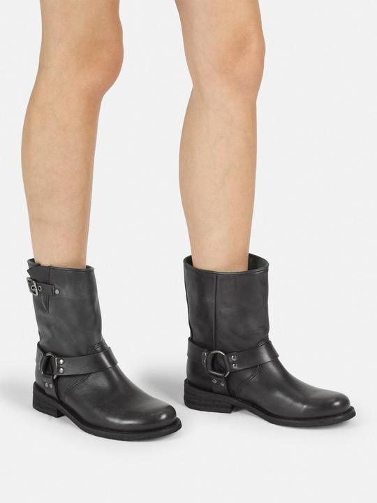 Produktbild Felmini GREDO D872 Diese Stiefel sind aus hochwertigem schwarzem Leder gefertigt und fühlen sich luxuriös we (38)