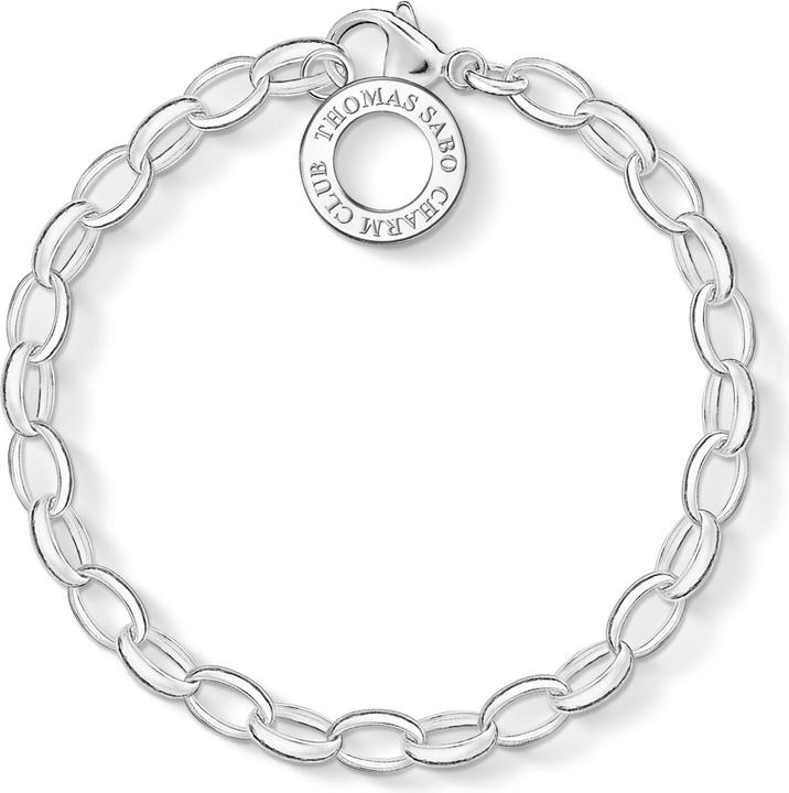 Thomas Sabo Charm-Armband Classic Gross (20 cm, Silber)