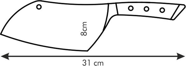 Produktbild Tescoma Hackmesser AZZA 17 cm (17 cm)