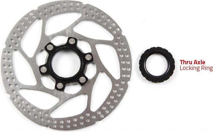 Clarks -Cl-160mm Bremsscheibe, Centerlock-Montage, Blockierung von Ring für die Achse (160 mm)