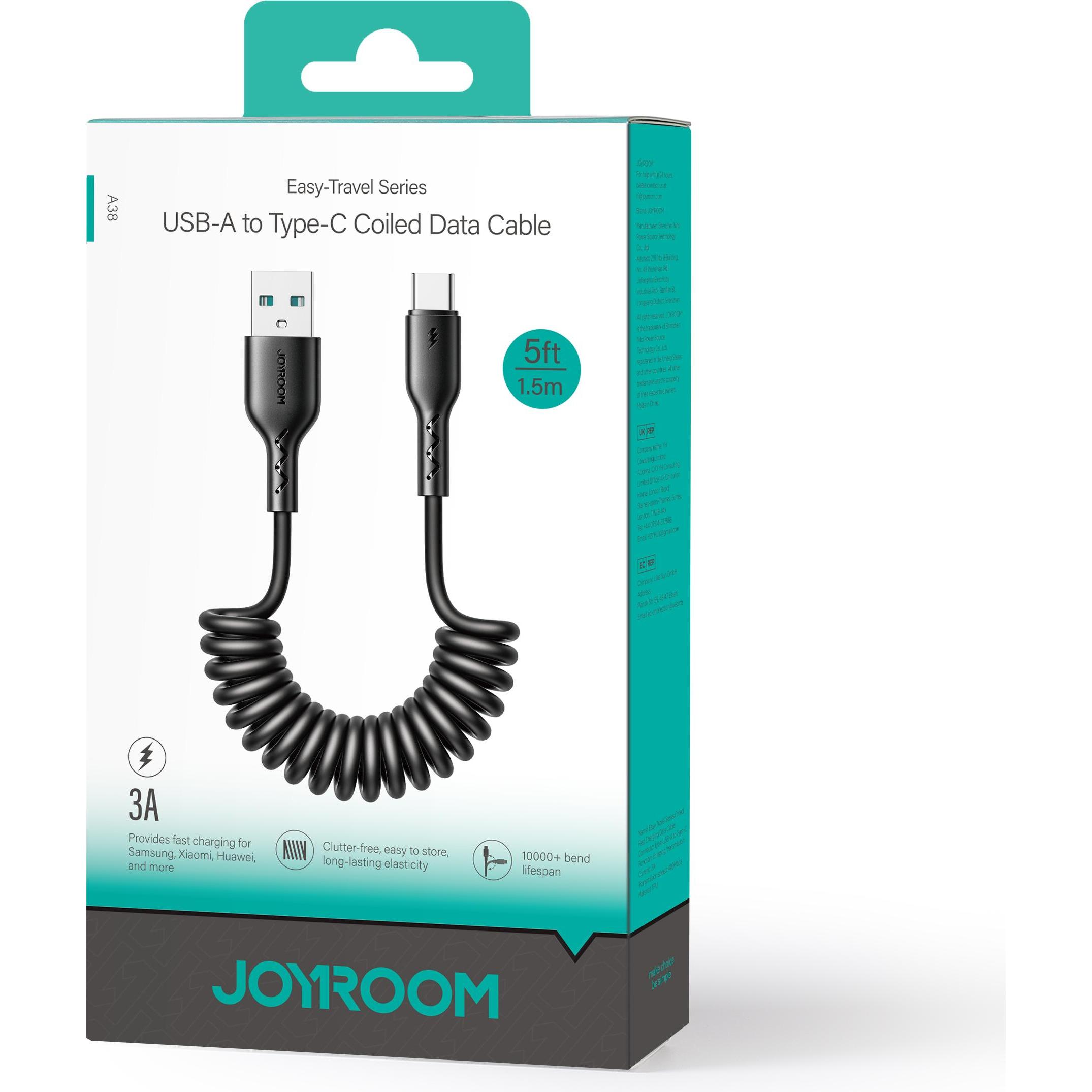 Thumbnail - Joyroom USB A – USB C (1.50 m, USB 3.2 Gen 1), USB Kabel
