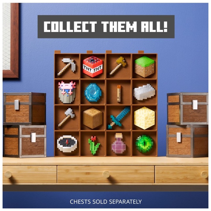 Actual product image Noble Collection Minecraft Loot Chest Plains 10 cm