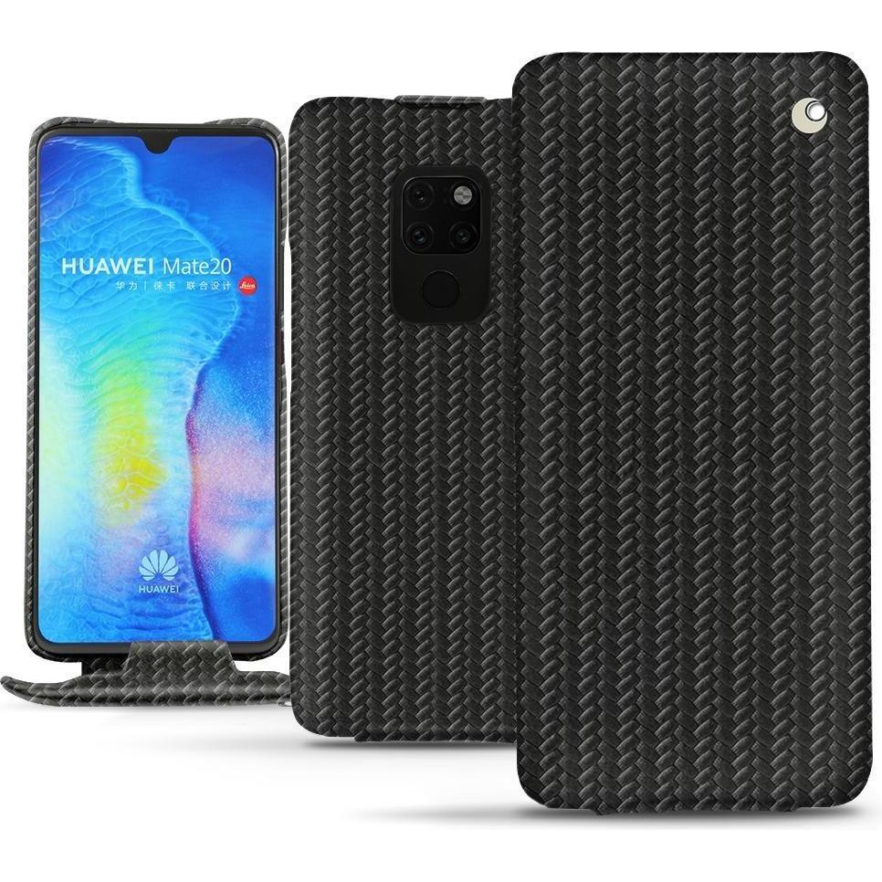 Thumbnail - Noreve Lederschutzhülle vertikal (Huawei Mate 20), Smartphone Hülle, Schwarz