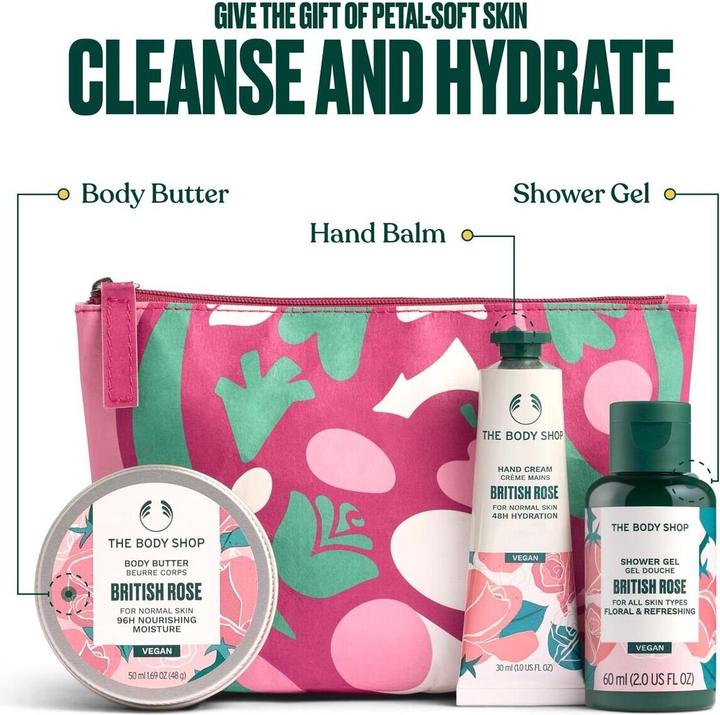 Actual product image The Body Shop British Rose (Body care set)