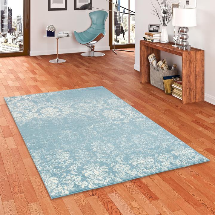 Image du produit Pergamon Designer Kurzflor Teppich Moderne Muster (80 x 150 cm)