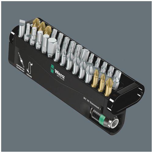 Image du produit Wera Bit-Check 30 Universal 1 (Clé Allen, Cruciforme Pozidriv PZ, Embout carré femelle, Fente de vis, Torx TX)