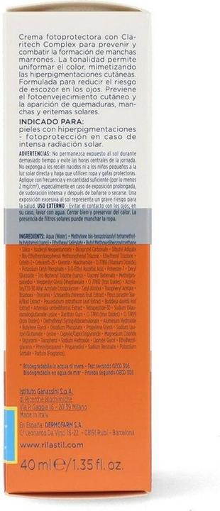 Image du produit Rilastil SUN SYSTEM SPF50+ d-clar #medium 40 ml (Crème solaire visage, SPF 50+, 40 ml)