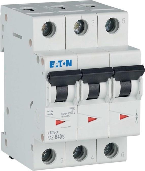 Produktbild Eaton Circuit Breaker, B Curve, 40A, 3-Pole