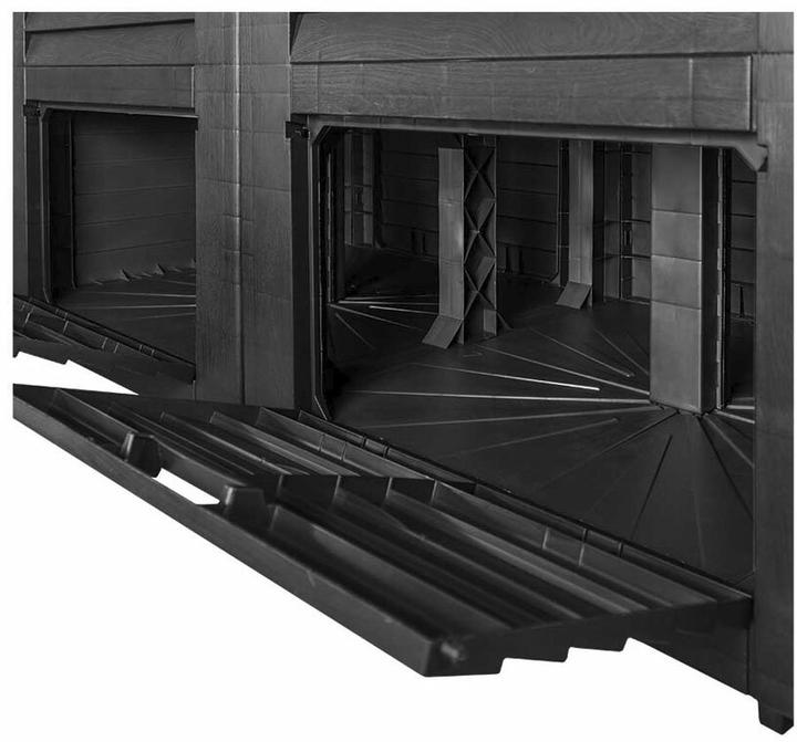 Actual product image Weber Home Raised bed with storage compartments