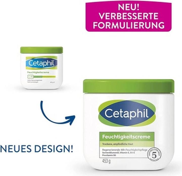 Actual product image Cetaphil Moisturising cream, 456 ml Cream (456 ml, Day cream)
