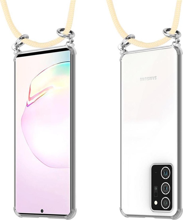 Produktbild Cadorabo TPU Handy Kette SILBER Cover