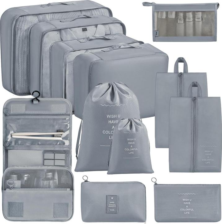Produktbild Chijoo 12-teiliges Koffer-Organizer-Set