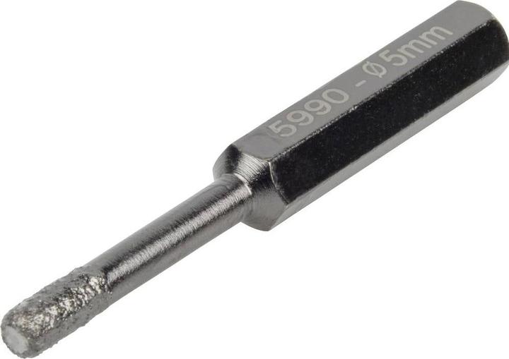 Produktbild wolfcraft 1 Diamant-Bohrer S=6-kt. ø5mm (5 mm)