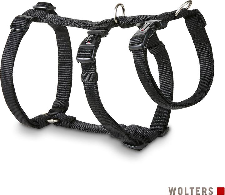 Actual product image Wolters Professional Harness No Escape Size S 25-40 cm x 1,0 cm black (30, 31, 32, 33, 34, 35, 36, 37, 38, 39, 40, Dog, General)