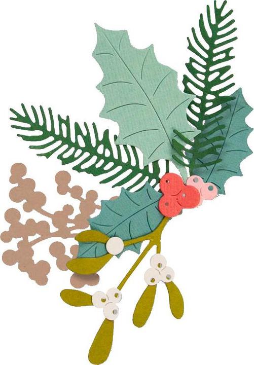 Produktbild Folia Sizzix | Thinlits die set Winter foliage