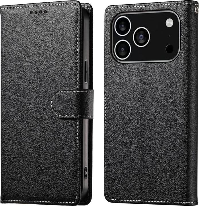 Productafbeelding Cover-Discount Leder Etui Hülle Struktura Design (Apple iPhone 17 Pro)