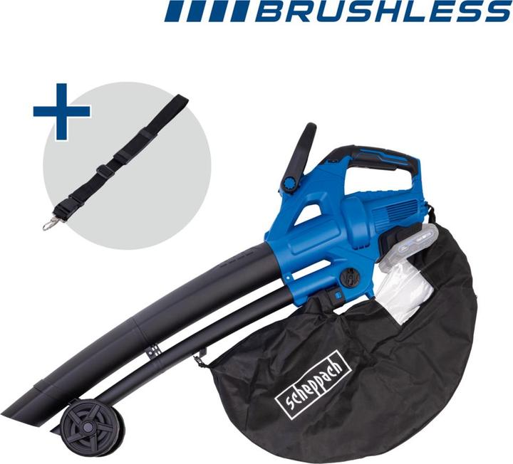 Actual product image Scheppach BC-BLV720-X (Rechargeable battery operated, Leaf blower, Leaf vacuums, Vacuum cleaners & blowers)