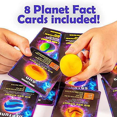 Image du produit Activity Board Mini Galaxy 3D Solar System Set de pâte à modeler, 10 sachets de pâte à modeler auto-séchante pour