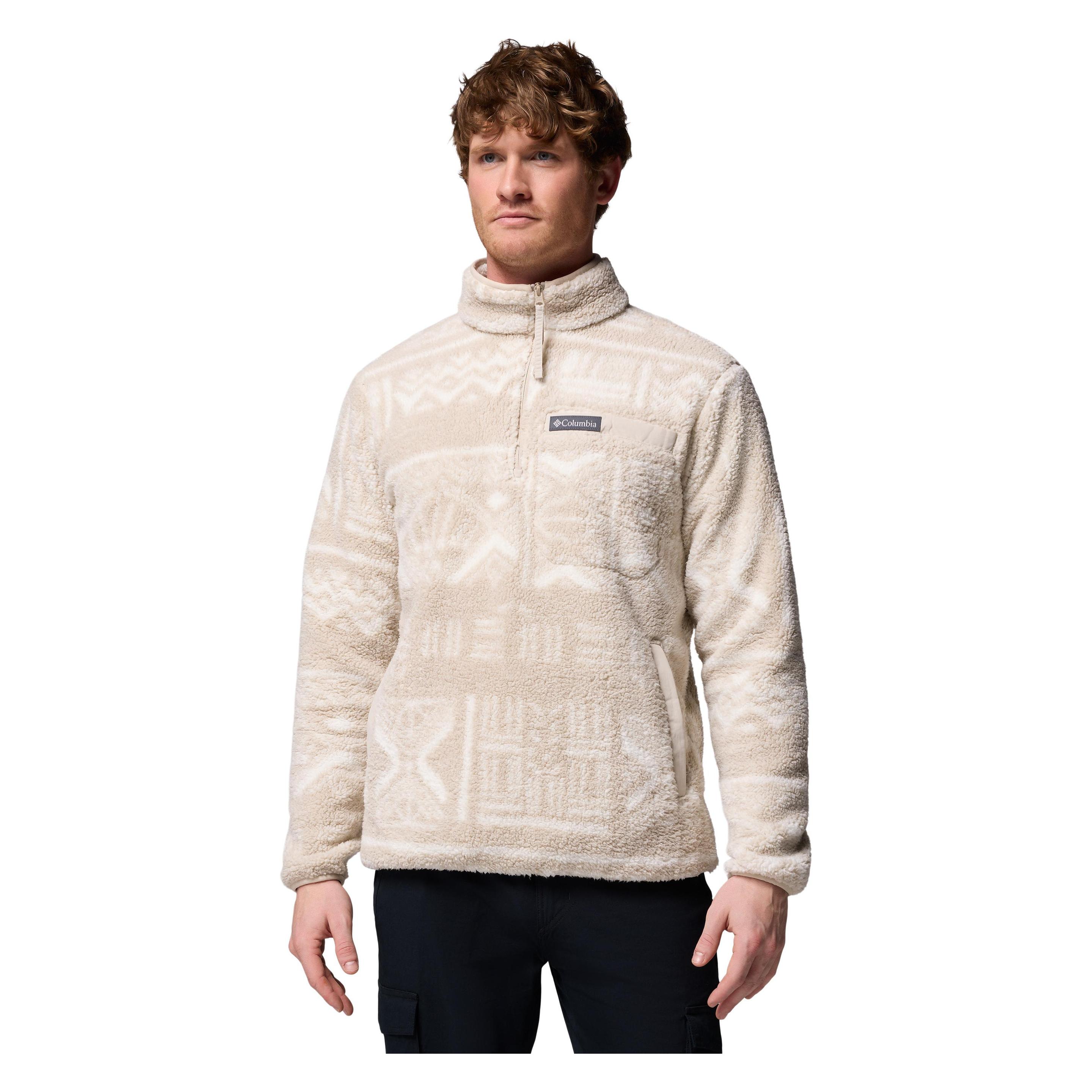 Columbia, Herren, Pullover, Rugged Ridge™ High Pile Half Zip, Beige, Braun, (L)