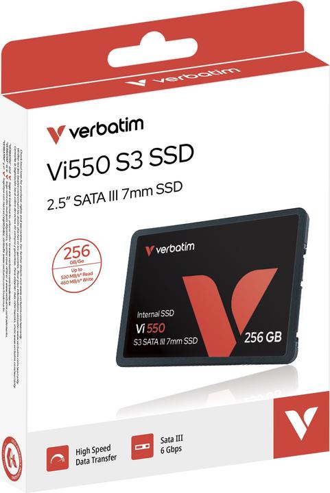 Produktbild Verbatim Vi550 S3 (256 GB, 2.5")