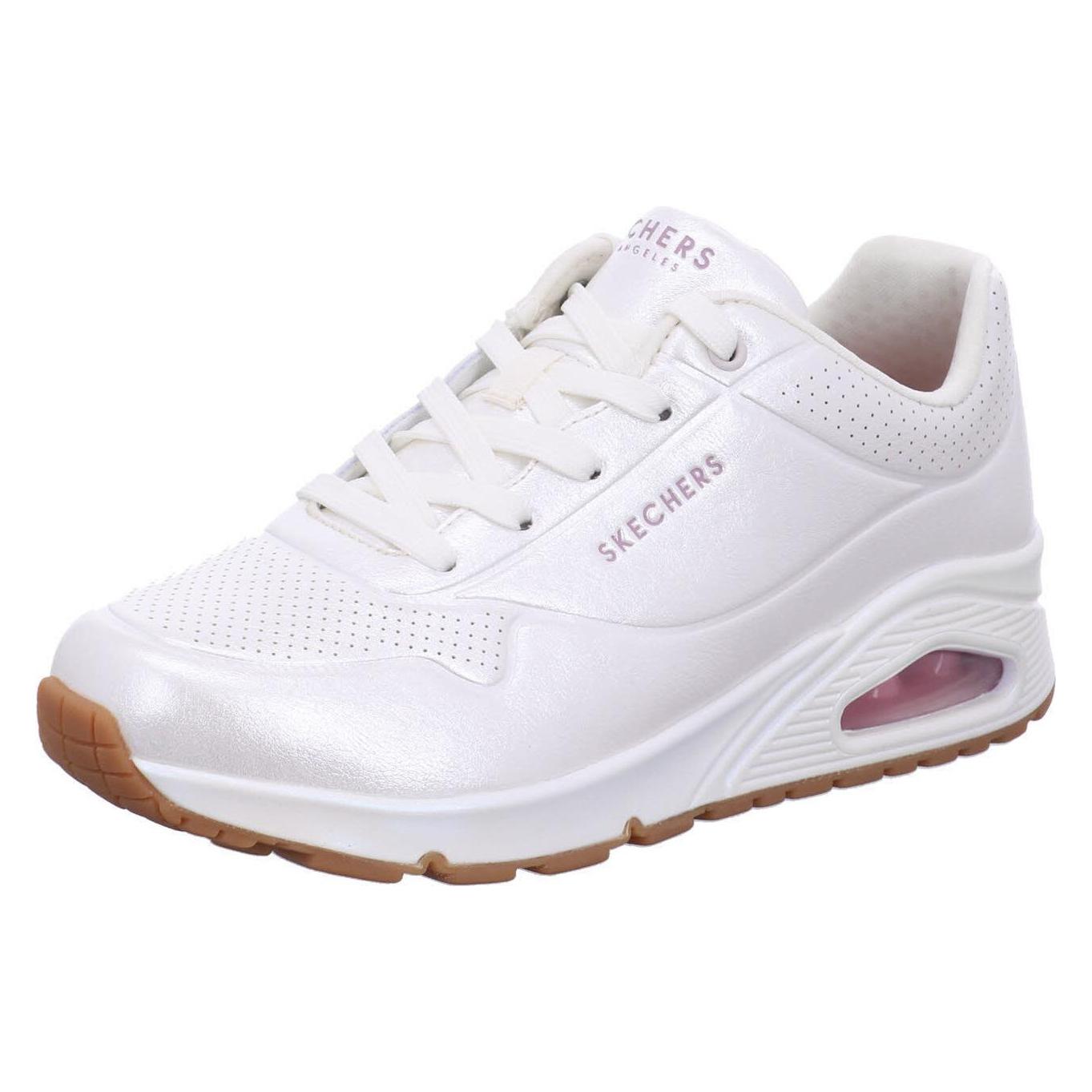 Skechers, Damen, Sneakers, Uno - Pearl Queen, Weiss, (38)