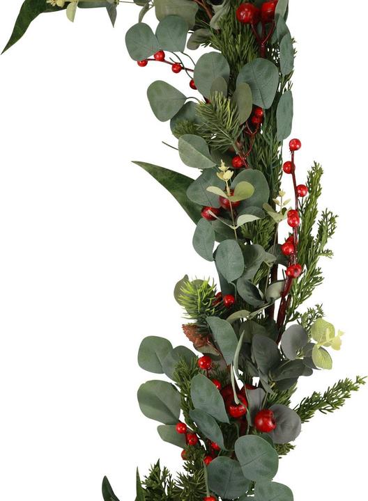 Image du produit Viana Künstliche Tannengirlande mit Eukalyptus und Beerenzweigen