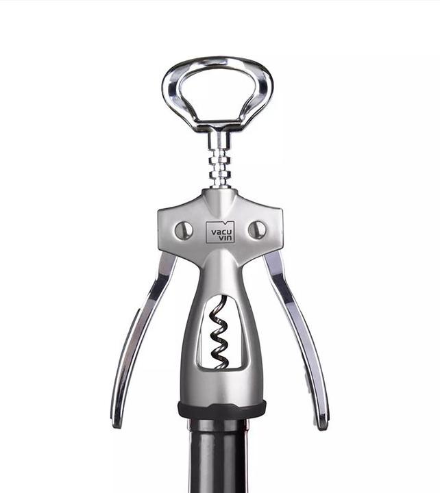 Actual product image Vacu Vin Winged Lever Corkscrew silver (Wing corkscrew)
