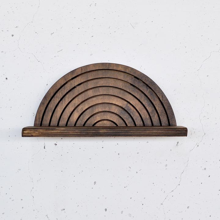 Immagine prodotto Hanah Home Half-Circle Wooden Wall Shelf (31 x 9 x 16 cm)