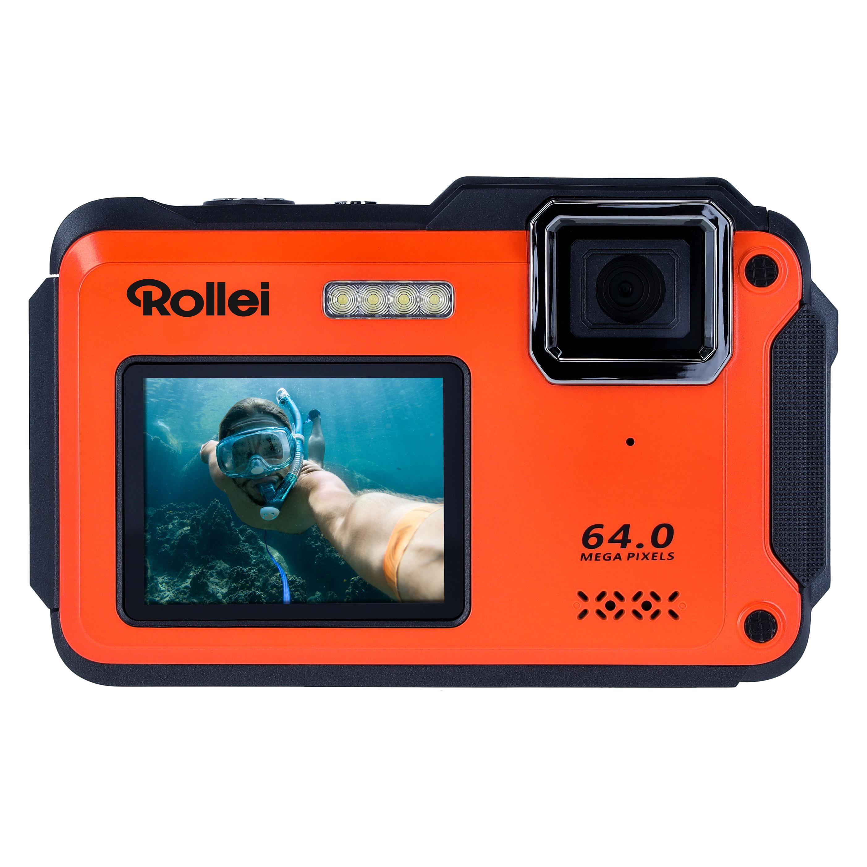 Rollei Sportsline 64 Selfie (13 Mpx), Fotocamera, Arancia