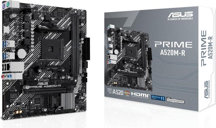 Produktbild ASUS PRIME A520M-R (AM4, AMD A520, mATX)