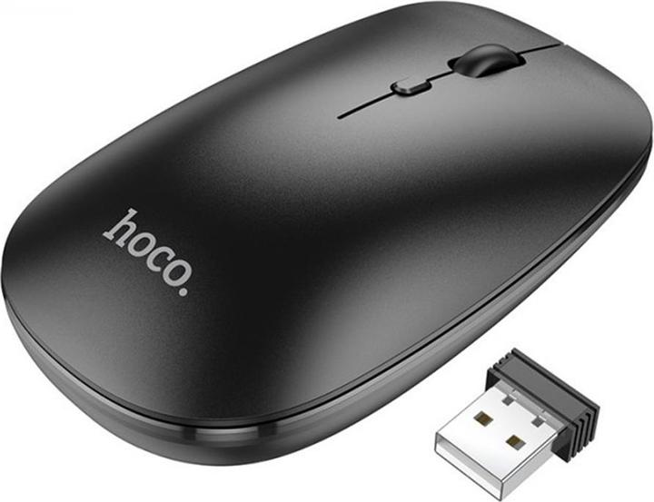 Actual product image Hoco Dual-Mode Business Universal Wireless Mouse Black