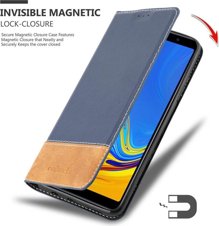 Produktbild Cadorabo X-Wallet Kunstlederkombi Hülle (Samsung Galaxy A7 (2018))
