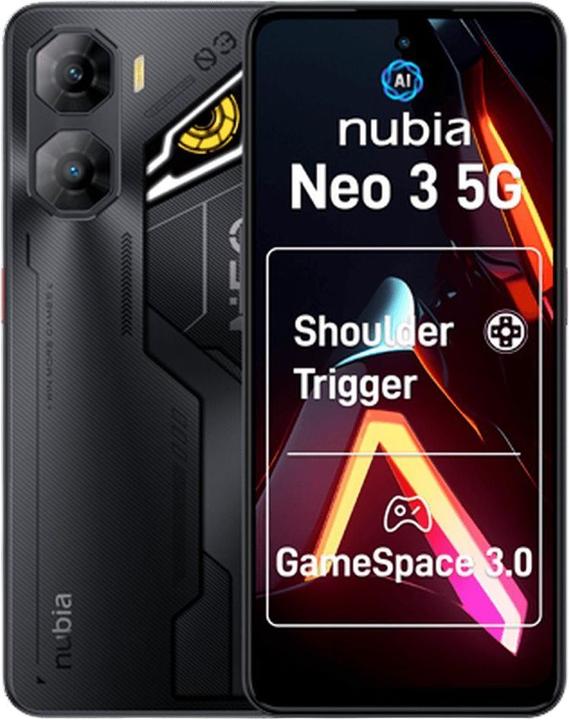 Actual product image ZTE Nubia Neo 3 (256 GB, Shadow Black, 6.80", Dual SIM, 5G)