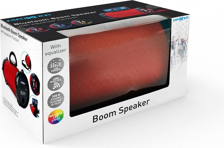 Produktbild Maxxter Bluetooth /'Boom/' -Lautsprecher mit Equalizer-Funktion (6 h)