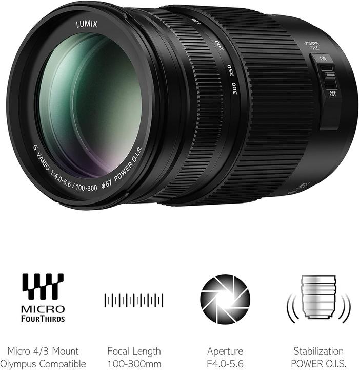Produktbild Panasonic Lumix G Vario 100-300mm F4.0-5.6 II (Micro Four Thirds, Micro Four Thirds)