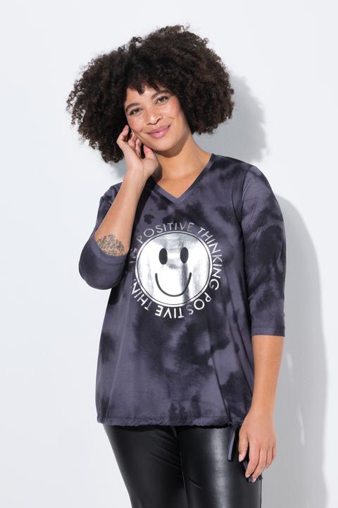 Image du produit Angel of Style T-Shirt, Regular Fit, glänzender Smiley (52)